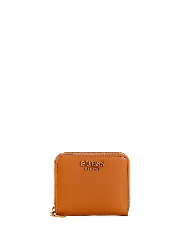 Women Wallets GUESS Cognac Laurel Small Wallet