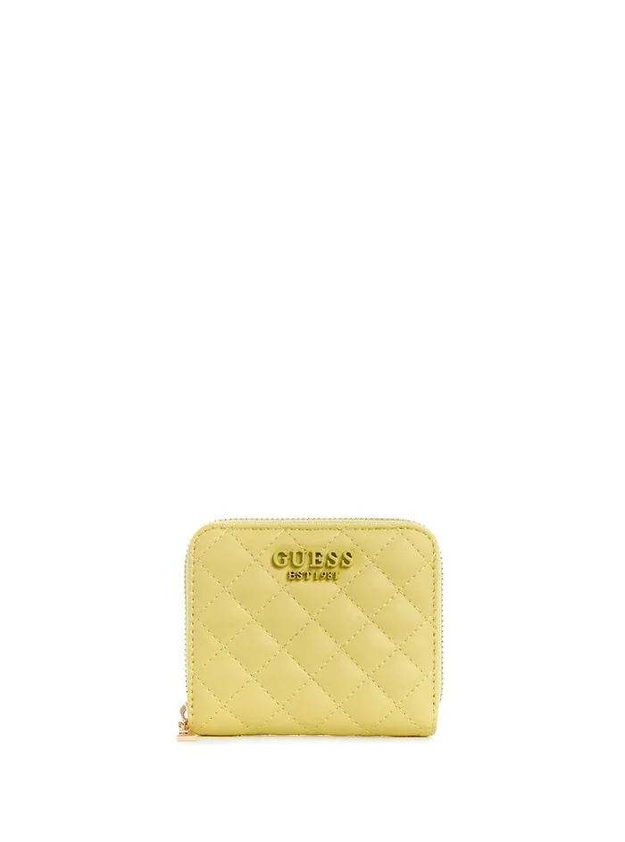 Women Wallets GUESS Lime Rue Rose Small Wallet