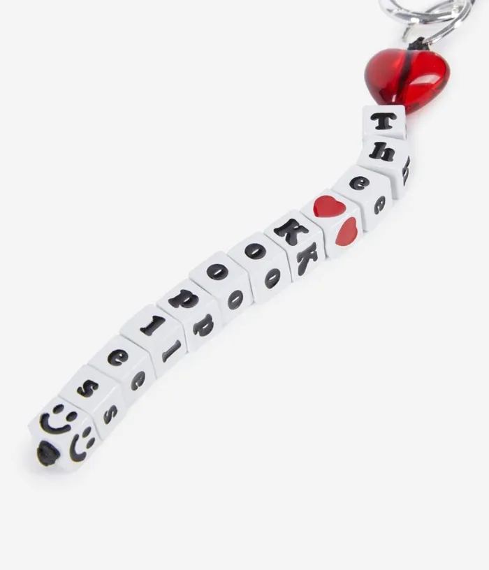 Women White And Red Beaded Bag Charm THE KOOPLES Bags