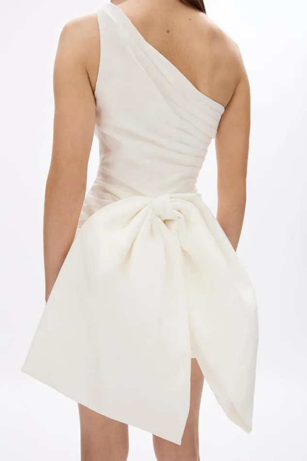 Women White Dresses Rachel Gilbert Rachel Gilbert MARCO MINI 8211 IVORY Women White Dresses Rachel Gilbert Rachel Gilbert MARCO MINI 8211 IVORY