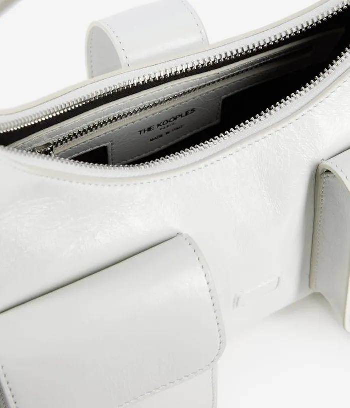 Women White Vintage Treatment Leather Amelia Bag THE KOOPLES Bags