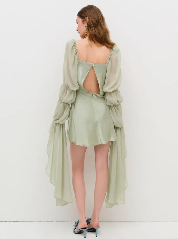 Women Willow Mini Dress Green For Love and Lemons Dresses Women Willow Mini Dress Green For Love and Lemons Dresses