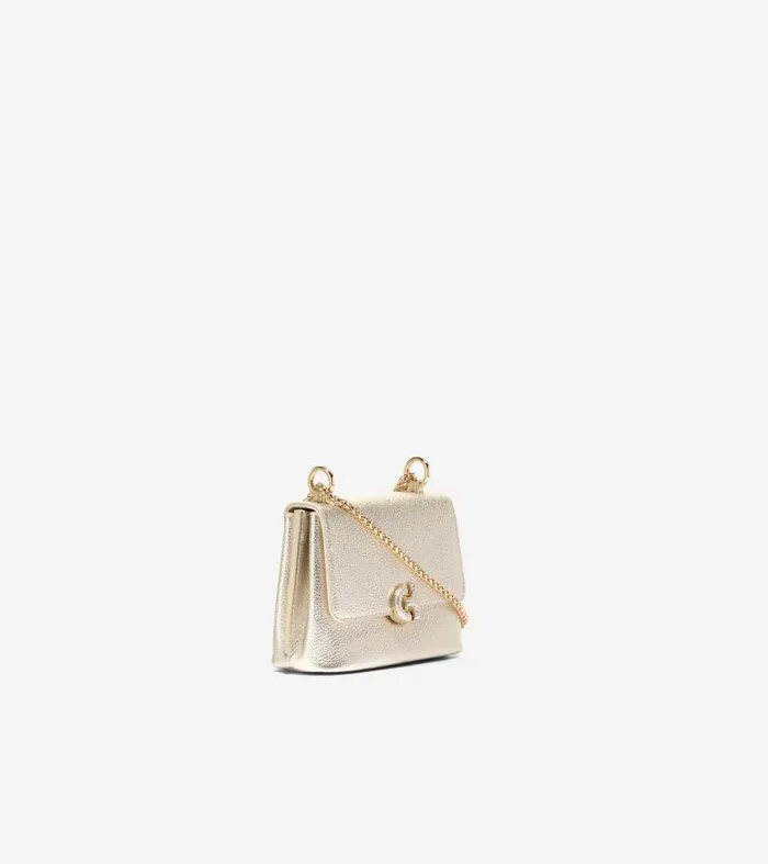 Women Women039s Mini Convertible Chain Bag Gold Cole Haan Bags and Backpacks Women Women039s Mini Convertible Chain Bag Gold Cole Haan Bags and Backpacks