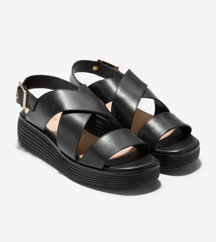 Women Women039s ORIGINALGRAND PLATFORM SANDAL Black Cole Haan Sandals