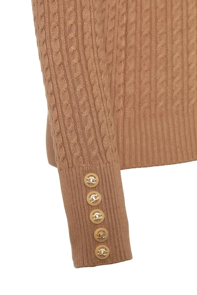 Women Zoe Knit Dark Camel Marl Holland Cooper Knitwear Women Zoe Knit Dark Camel Marl Holland Cooper Knitwear