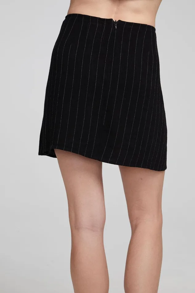 Womens Bottoms Chaser Brand Kiss Beverly Pinstripe Mini Skirt