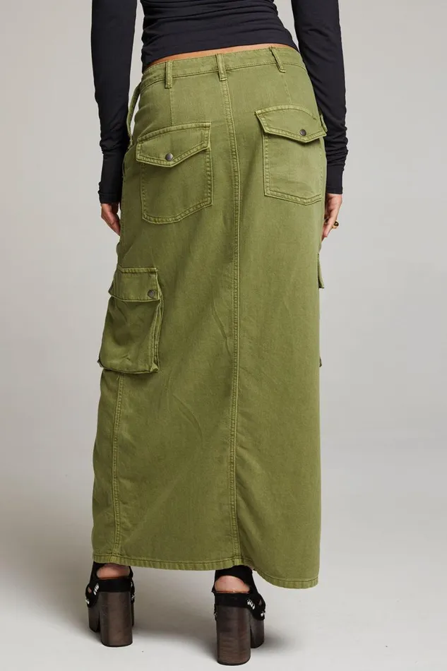 Womens Bottoms Chaser Brand Tri Sphagnum Maxi Skirt