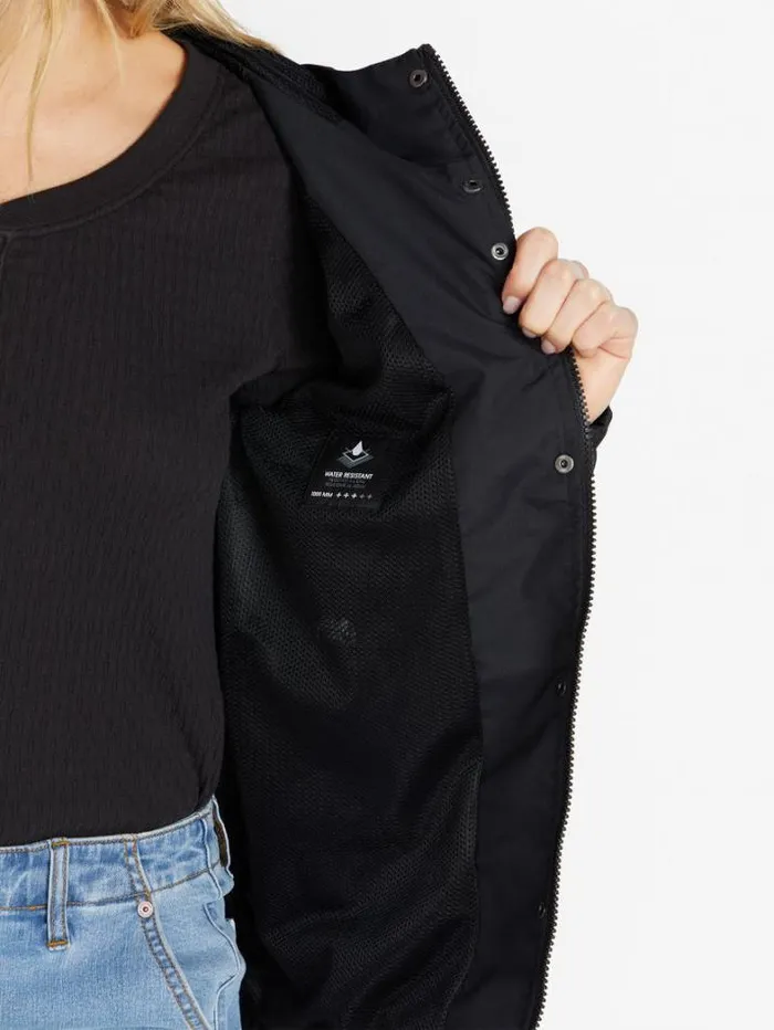 Womens Jackets Volcom Enemy Stone Jacket 8211 Black