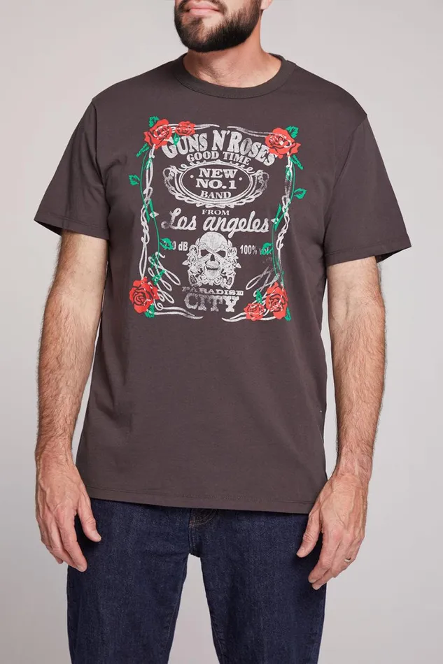 WomensMens Music Chaser Brand Guns 039n Roses Good Time Paradise City Mens Tee