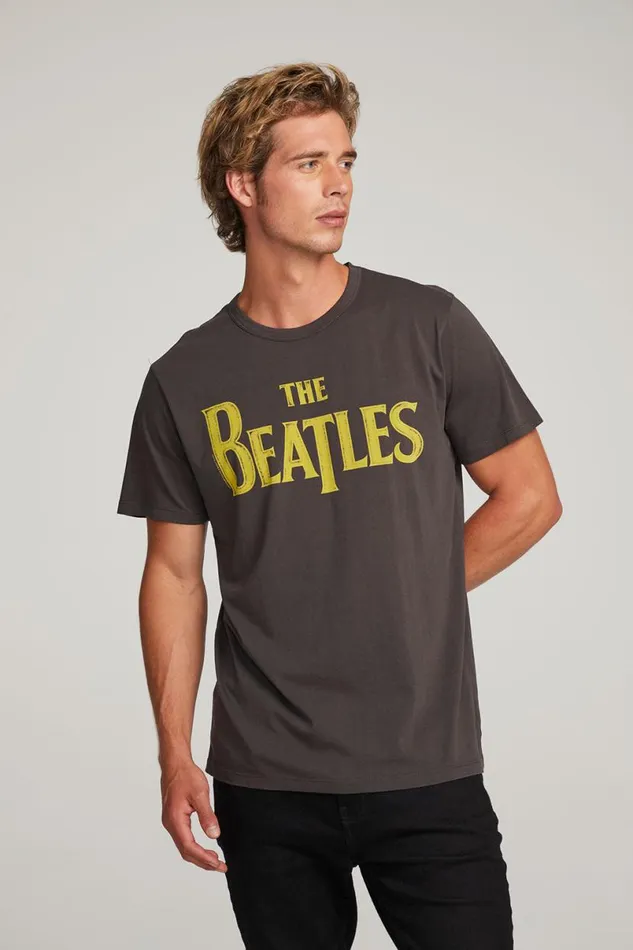 WomensMens Music Chaser Brand The Beatles Classic Logo Mens Tee