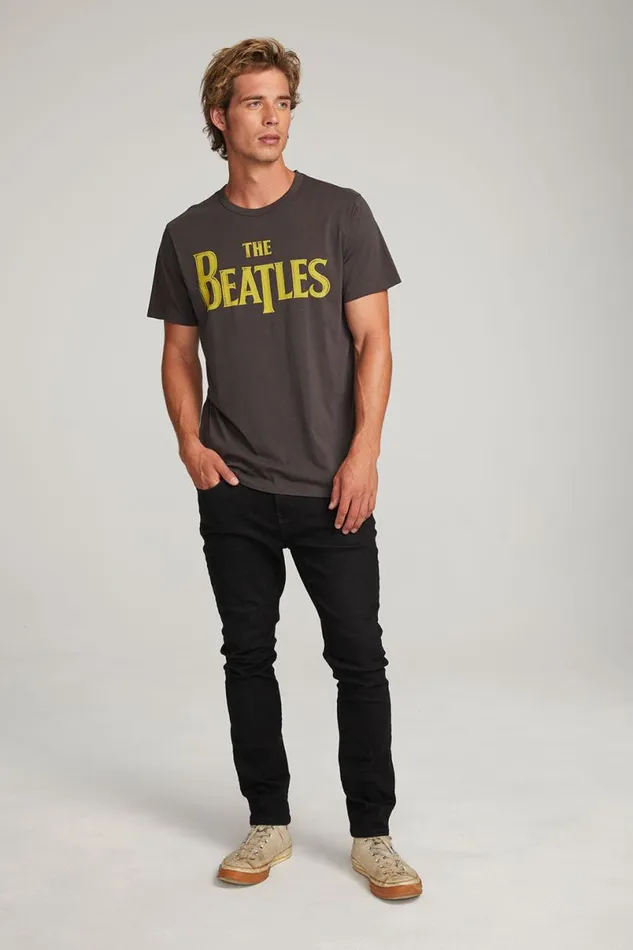 WomensMens Music Chaser Brand The Beatles Classic Logo Mens Tee