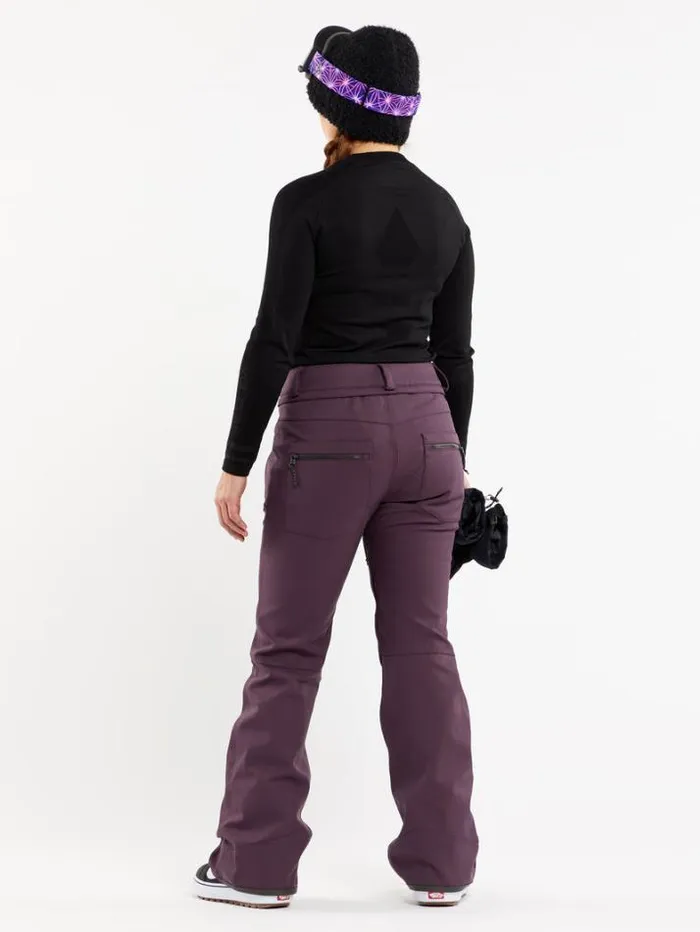 Womens Pants Volcom Species Stretch Pants 8211 Blackberry