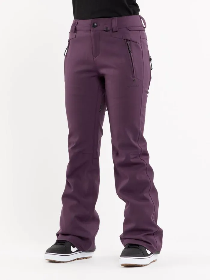 Womens Pants Volcom Species Stretch Pants 8211 Blackberry
