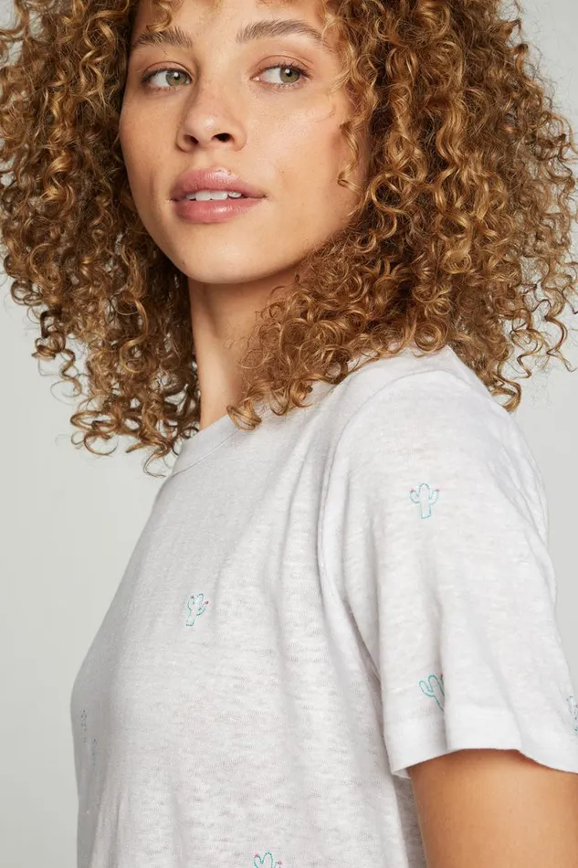 Womens Tops Chaser Brand Cactus Flower