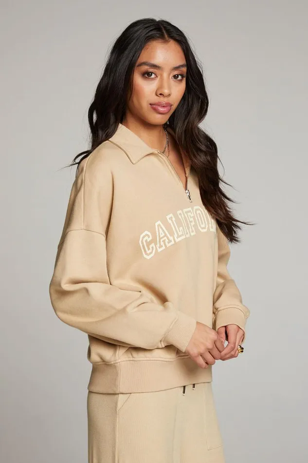 Womens Tops Chaser Brand California Varsity Long Sleeve
