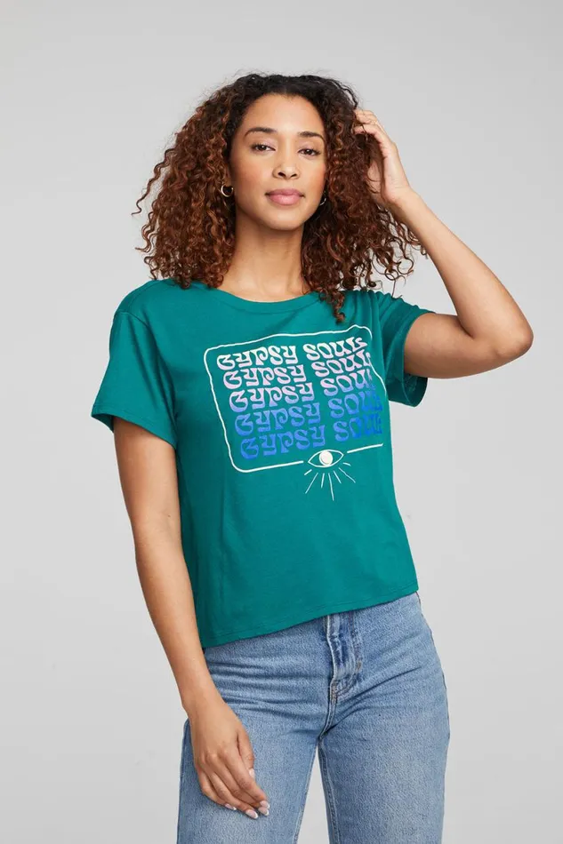Womens Tops Chaser Brand Gypsy Soul Tee