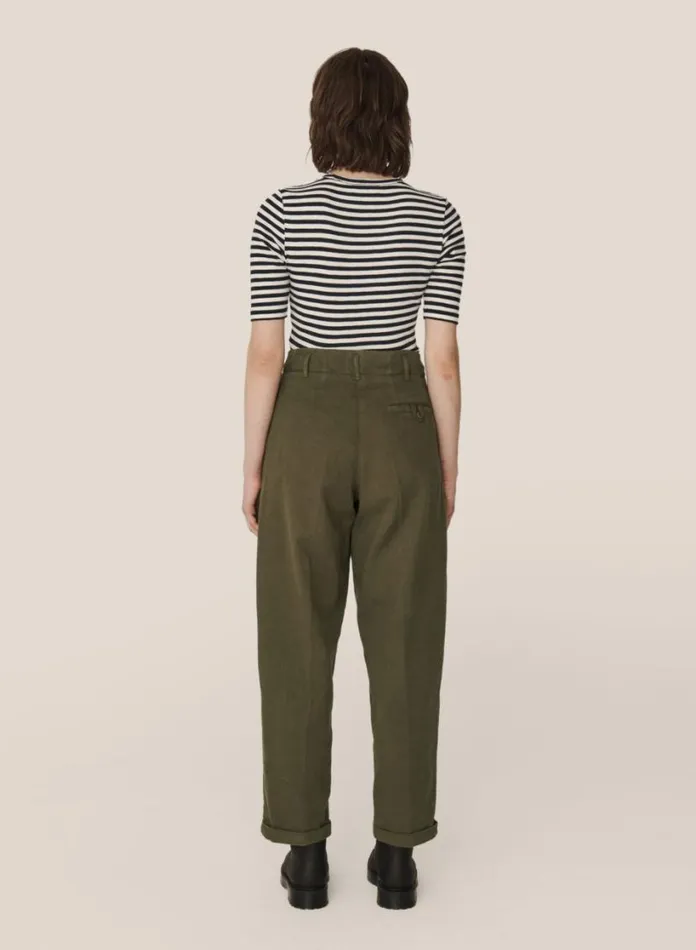 YMC Earth Keaton Trouser Olive Womens Earth