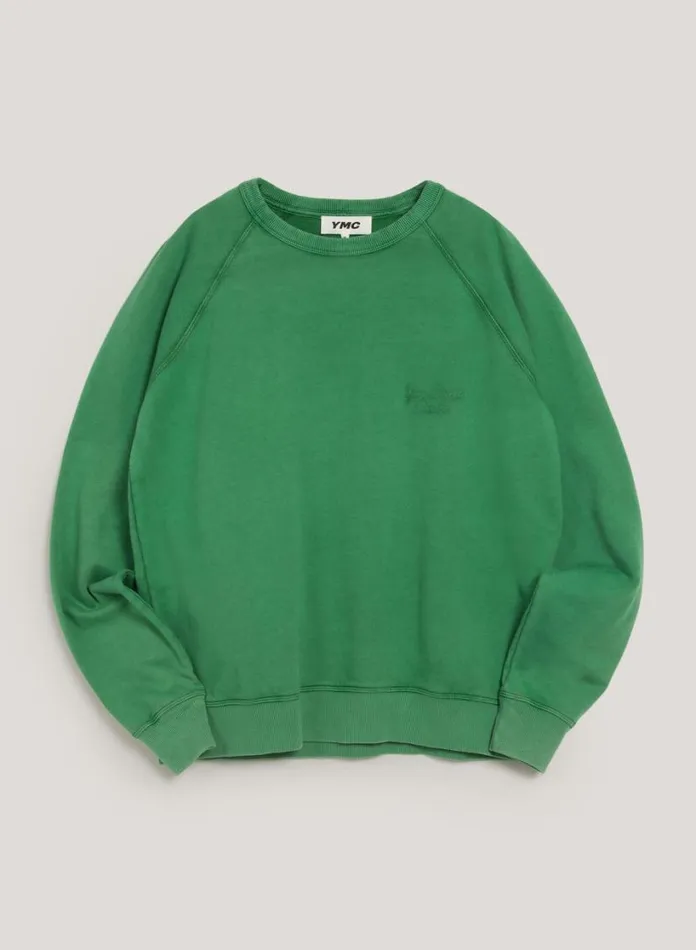 YMC Schrank Sweatshirt Green Mens Sweatshirts