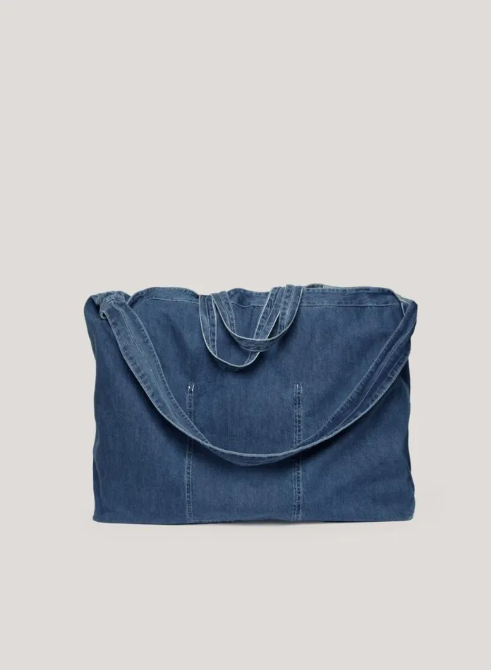 YMC Tote Bag Indigo MensWomens Denim