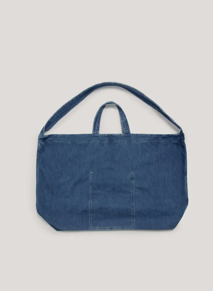 YMC Tote Bag Indigo MensWomens Denim