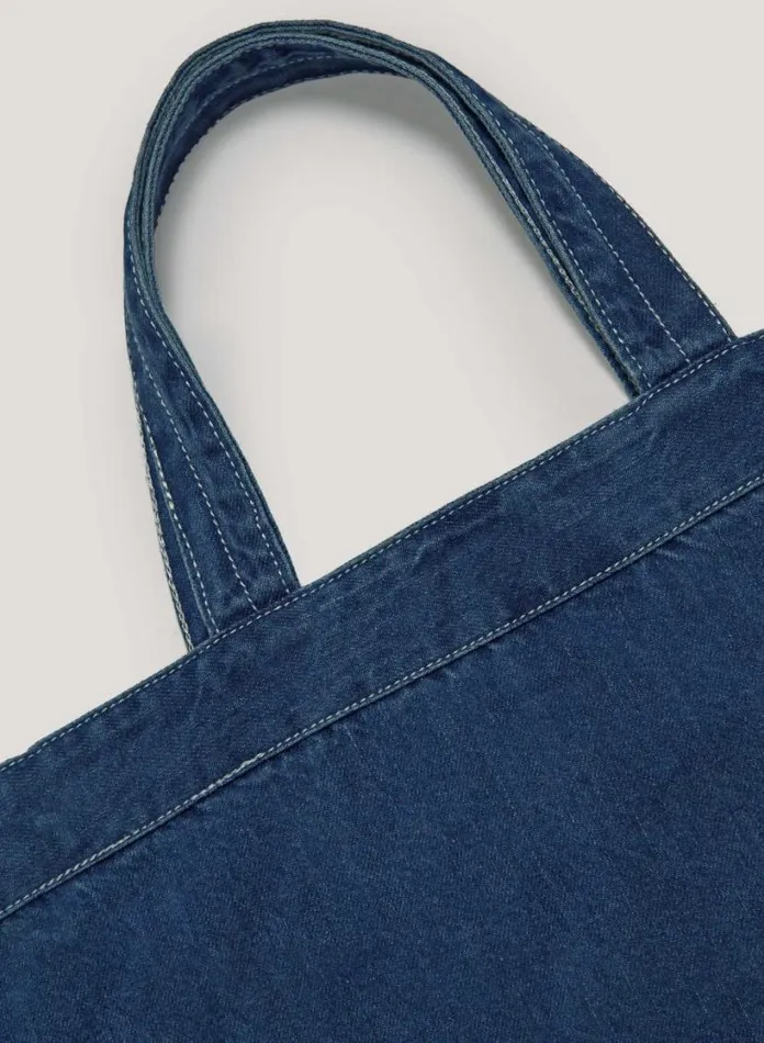 YMC Tote Bag Indigo MensWomens Denim