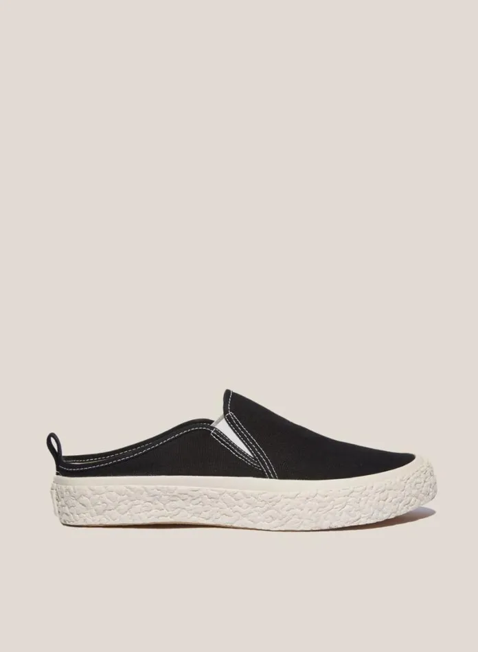 YMC Vulcanised Mules Black Mens Footwear
