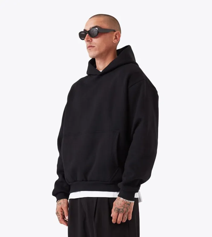 Zanerobe Hoodies and Sweaters Men Box Hood Black