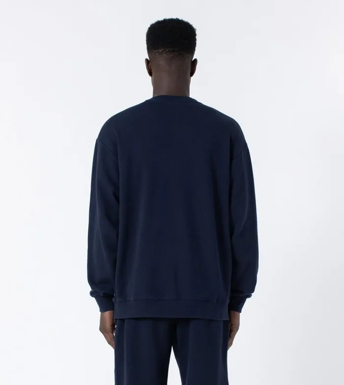Zanerobe Hoodies and Sweaters Men Studios Orgo Crew Sweat Indigo